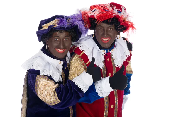 Portret zwarte piet — Zdjęcie stockowe