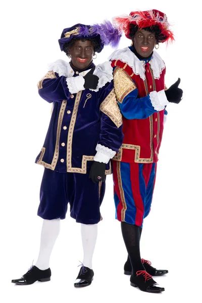 Portret zwarte piet — Zdjęcie stockowe