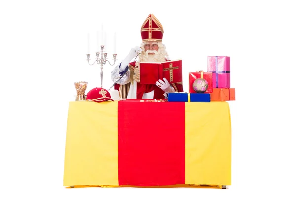 Sinterklaas is working — Stock Photo, Image