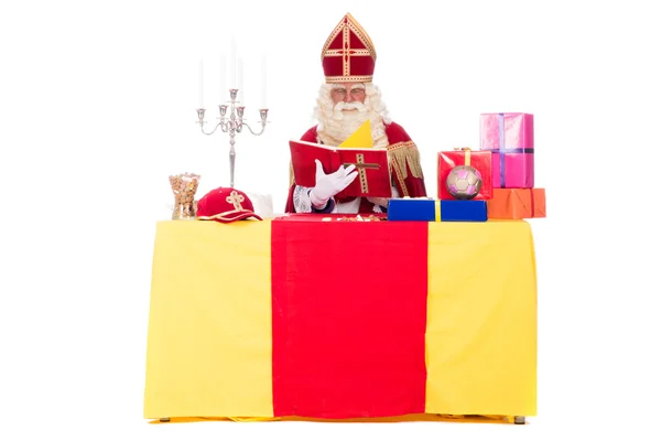 Sinterklaas çalışıyor — Stok fotoğraf