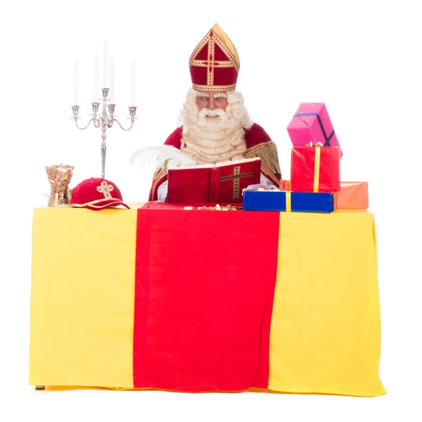 Sinterklaas εργάζεται — Φωτογραφία Αρχείου