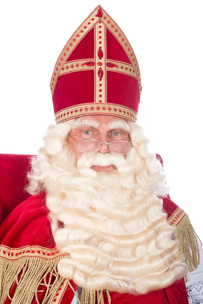 Sinterklaas na krześle — Zdjęcie stockowe