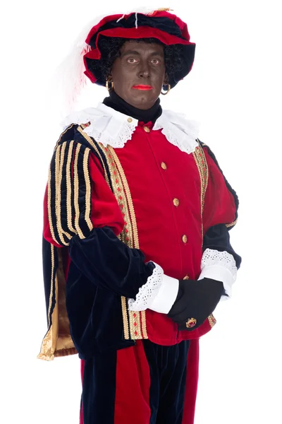 Porträtt av zwarte piet — Stockfoto