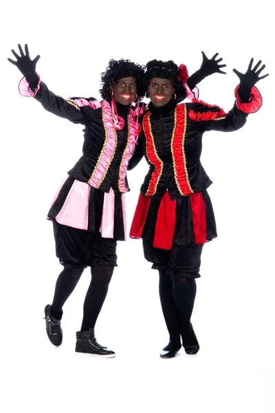 Porträtt av zwarte piet — Stockfoto