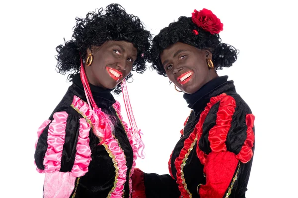 Porträtt av zwarte piet — Stockfoto