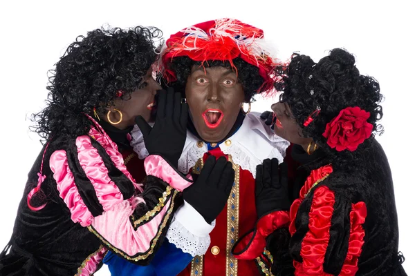 Zwarte Piet è innamorata — Foto Stock
