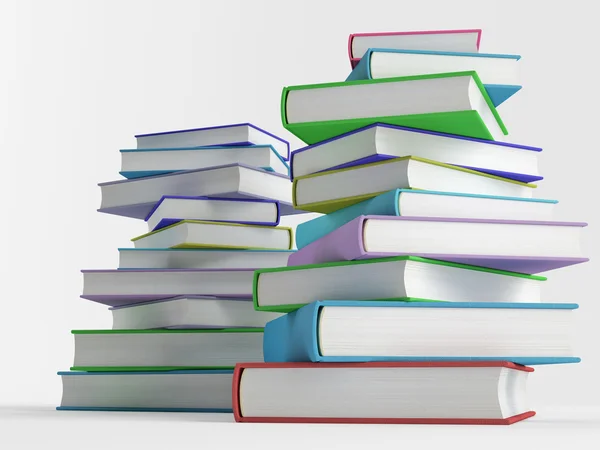 Stack of colorful books — Stock Photo, Image