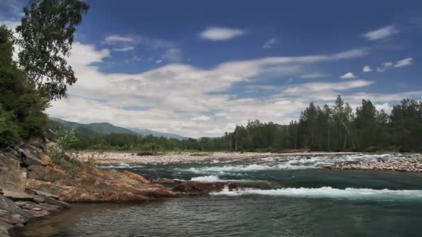 Rio das montanhas — Vídeo de Stock