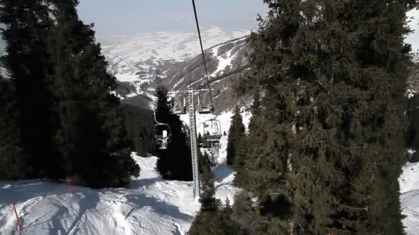 滑雪板 — 图库视频影像