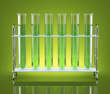 Yeşil kimyasallar ile tüpler