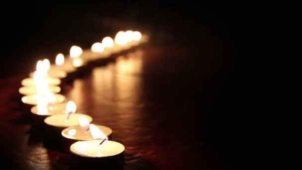 Candlelight — Stock Video