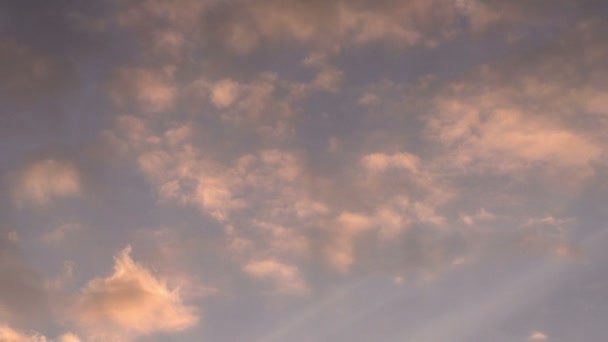 Nubes en Sanset — Vídeo de stock