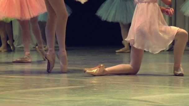 舞台上的歌剧和芭蕾舞 — 图库视频影像