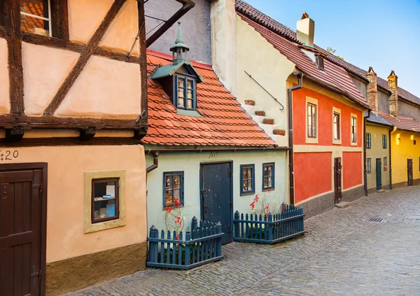 Gouden straatje in Praag — Stockfoto