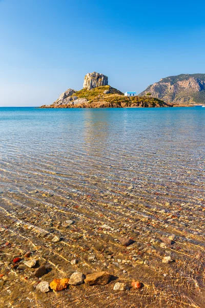Μικρό νησί Καστρί κοντά σε Κως, Ελλάδα — Φωτογραφία Αρχείου
