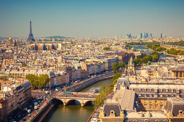 Вид на Париж Ліцензійні Стокові Фото