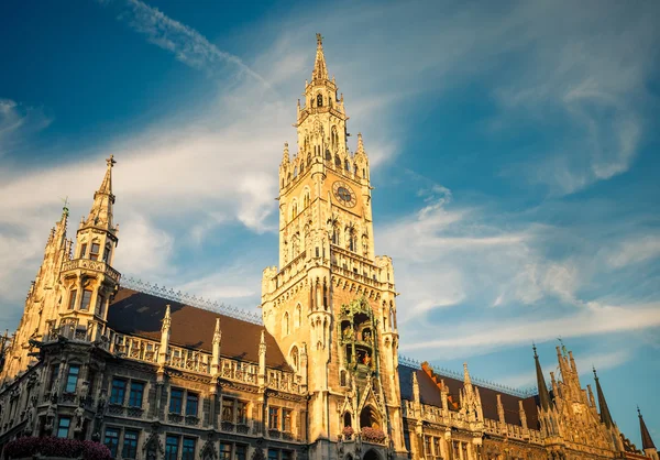 Nya rådhuset i Munchen — Stockfoto