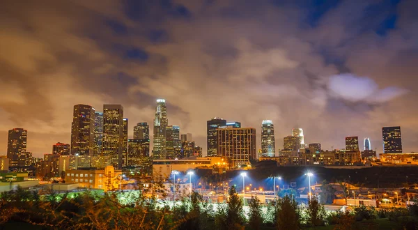 Geceleri Los Angeles — Stok fotoğraf