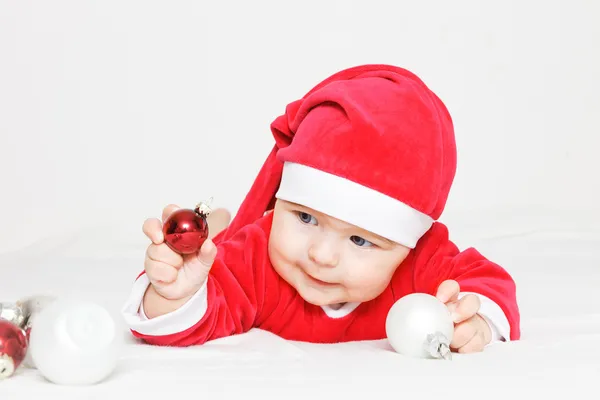 Papai Noel bebê — Fotografia de Stock