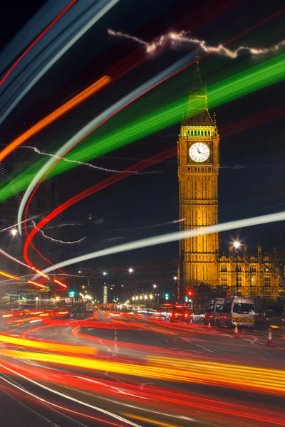 Londen 's nachts — Stockfoto