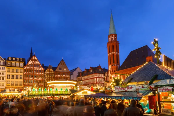 Christmas market in Frankfurt Stock Image