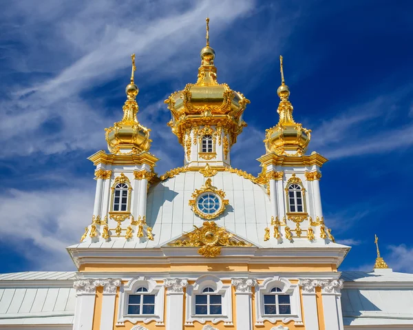 教会在彼得夏宫，圣彼得堡 — 图库照片