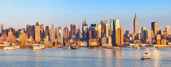 Panoramisch uitzicht op Manhattan — Stockfoto