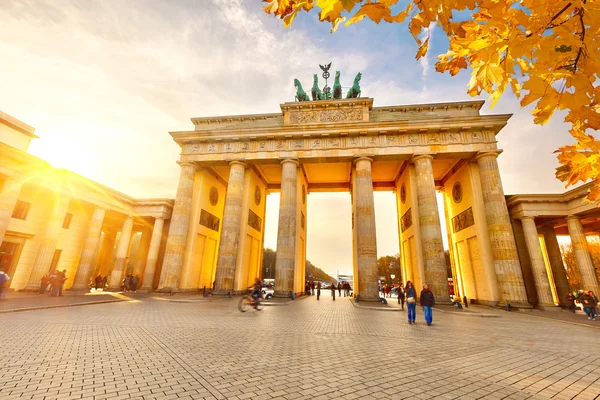 Brandenburger Tor bei Sonnenuntergang — Stockfoto