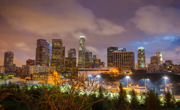 Los Angeles at night — Stock Photo, Image