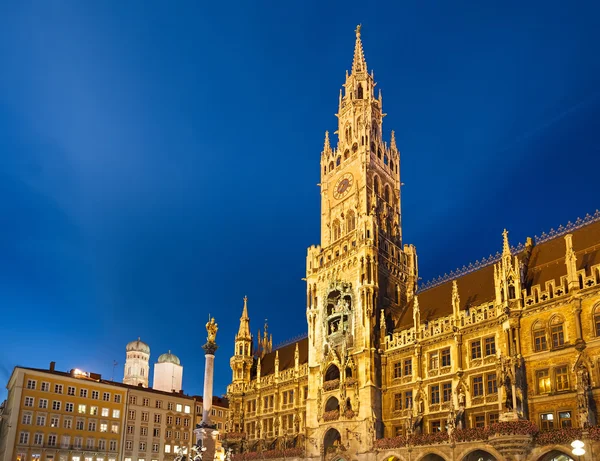 Munchen new town hall — Stock Photo, Image