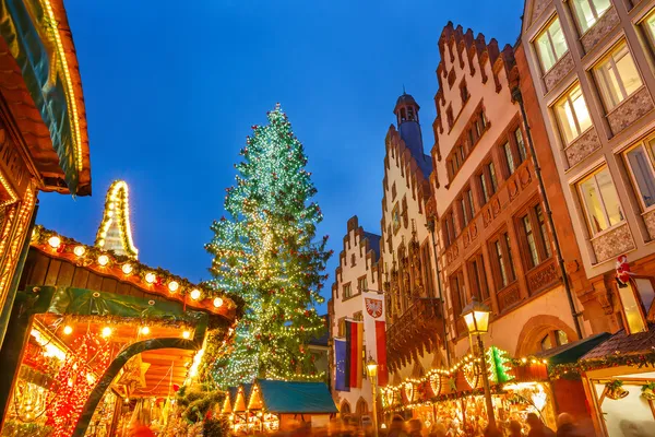 Noel pazarı Frankfurt — Stok fotoğraf