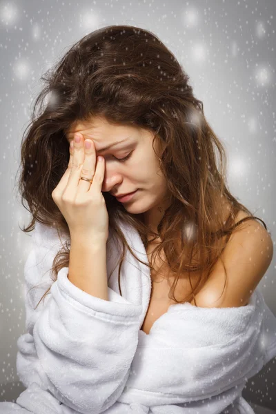 Winter depression — Stock Photo, Image