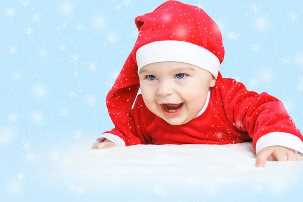 Weihnachtsmann-Baby — Stockfoto