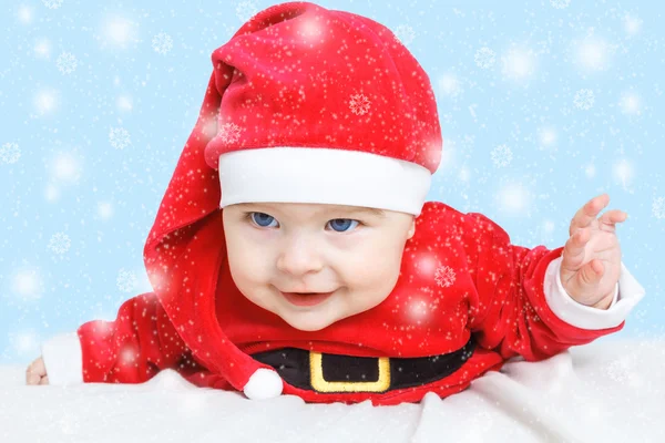 Weihnachtsmann-Baby — Stockfoto