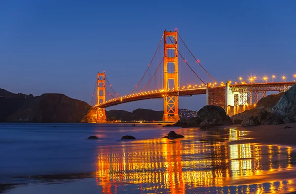 Ponte cancello dorato — Foto Stock