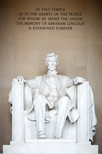 Статуя Авраама Лінкольна — стокове фото