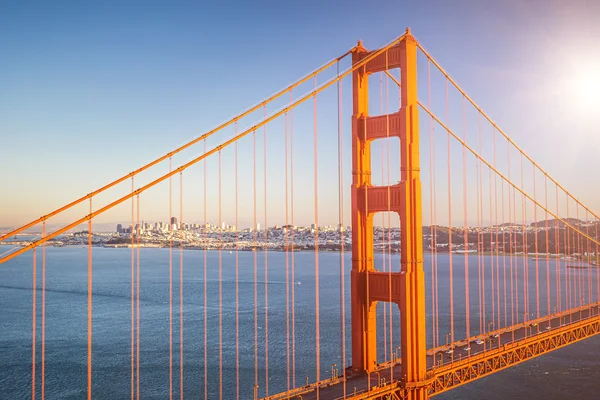 Ponte portão dourado — Fotografia de Stock