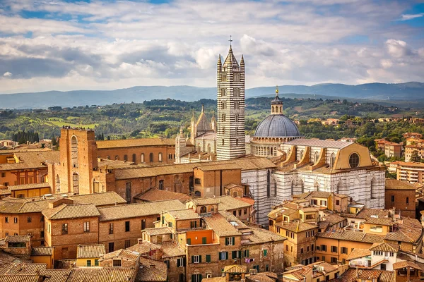 Aerial view of Siena — Stock Photo, Image