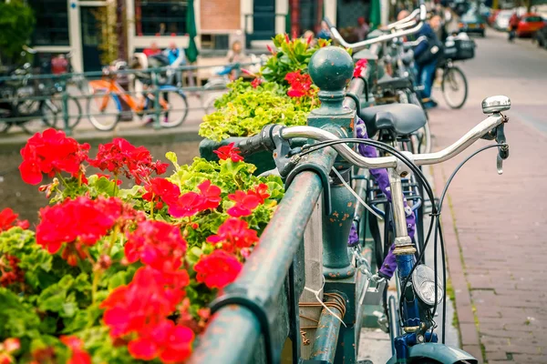 Bicicleta em Amsterdã — Fotografia de Stock