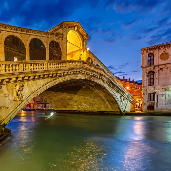 Most Rialto, Benátky — Stock fotografie