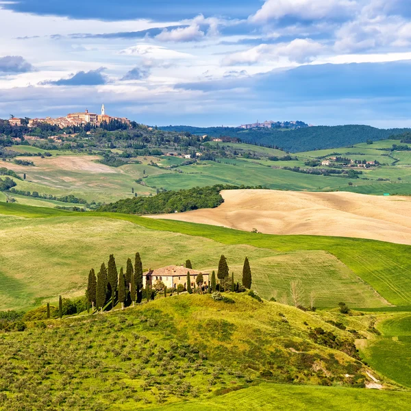 Prachtig landschap in Toscane, Italië — Stockfoto