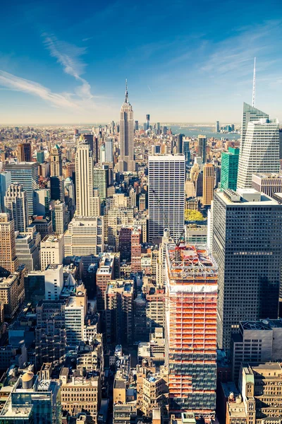 Vista aérea de Manhattan — Foto de Stock