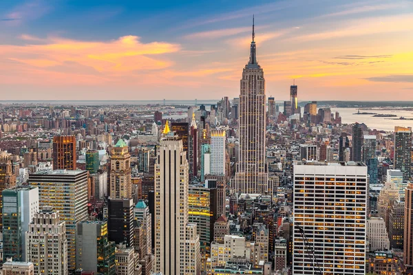 Vista aerea di Manhattan — Foto Stock