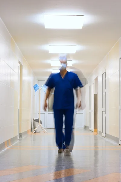 Blurred in motion doctor — Stock Photo, Image