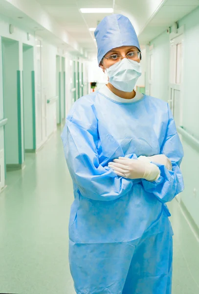 Mladá chirurgka — Stock fotografie