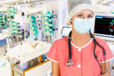 kadın olarak Pediatrik er doktor.