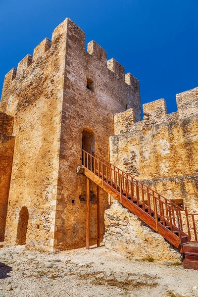 Frangokastello fortress in Crete. — Stock Photo, Image