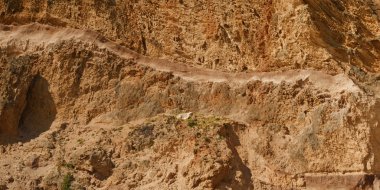 kumtaşı cliff erozyon