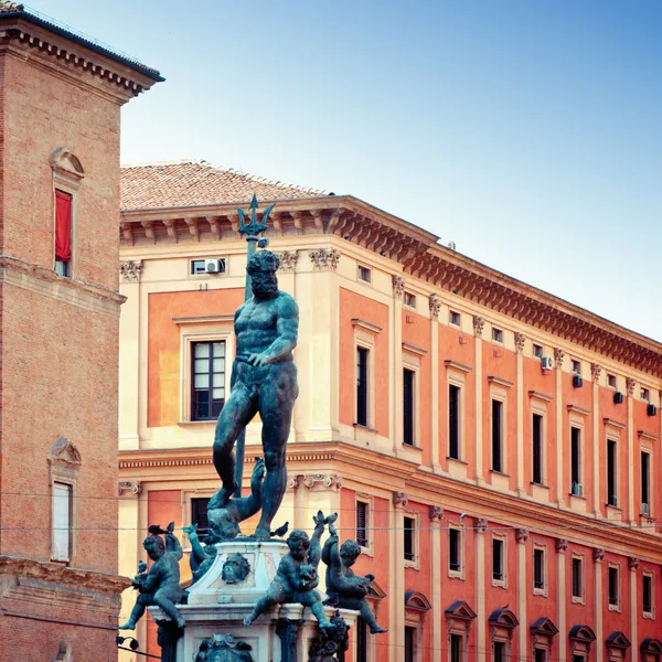 Neptune Statue in Bologna, Italy — Stock Photo, Image