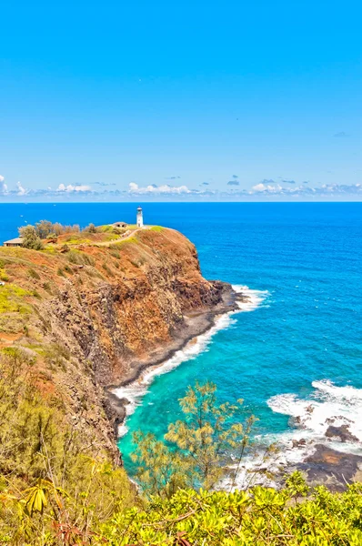 Kilauea lighthouse in Kauai island, Hawaii — Stock Photo, Image